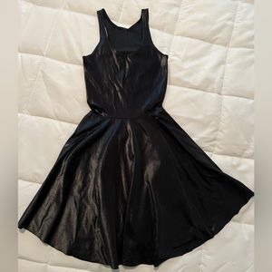 XSmall Blackmilk Wet Look Reversible Skater Dress